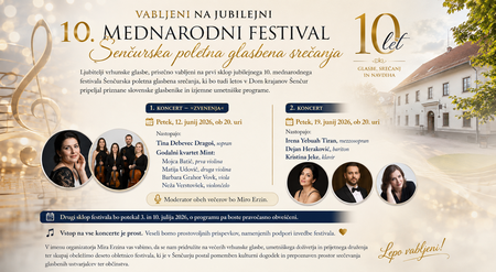 10. Festival Šenčurska glasbena srečanja